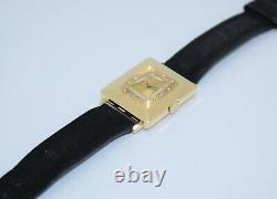 14K GOLD LECOULTRE Two-Tone Swiss Mid-Century Masterpiece 17-Jewel Cal 438/4CW