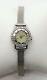 14k Solid White Gold Vintage Le Coultre Ladies Watch With Diamond Mystery Dial