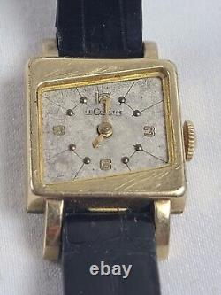 1950s Vintage Jaeger LeCoultre Ladies Manual Wind Watch Baroness NO Crystal