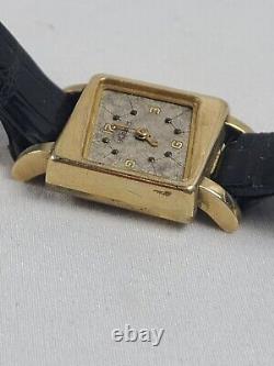 1950s Vintage Jaeger LeCoultre Ladies Manual Wind Watch Baroness NO Crystal