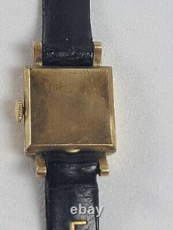 1950s Vintage Jaeger LeCoultre Ladies Manual Wind Watch Baroness NO Crystal