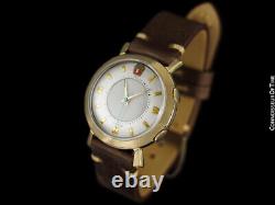 1955 Jaeger-LeCoultre Memovox Vintage Mens Wrist Alarm, 10K Gold Filled Ford