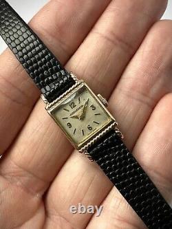 1959 Jaeger LeCoultre 9ct rope twist ladies watch JLC 490/BW serviced box