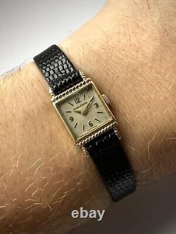 1959 Jaeger LeCoultre 9ct rope twist ladies watch JLC 490/BW serviced box