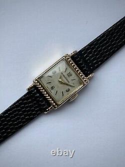 1959 Jaeger LeCoultre 9ct rope twist ladies watch JLC 490/BW serviced box