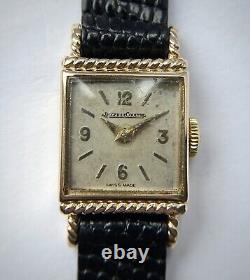 1959 Jaeger LeCoultre 9ct rope twist ladies watch JLC 490/BW serviced box