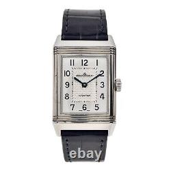 2018 Jaeger LeCoultre Reverso Automatic 24x 40mm Silver Dial Box And Papers