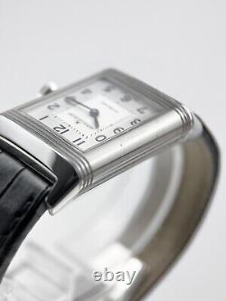 2018 Jaeger LeCoultre Reverso Automatic 24x 40mm Silver Dial Box And Papers