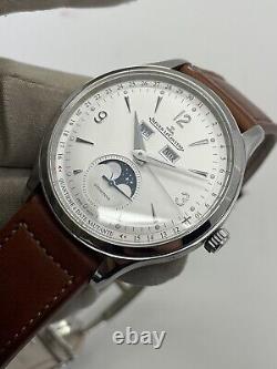 2020 Jaeger-LeCoultre JLC Master Control Calendar Moon Phase Steel Q4148420 B+P