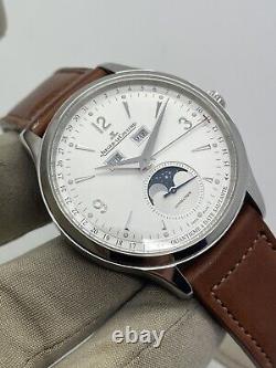 2020 Jaeger-LeCoultre JLC Master Control Calendar Moon Phase Steel Q4148420 B+P