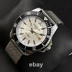 42mm Vintage Swiss Made Jaeger Automatic Day Date Men's Wrist Watch