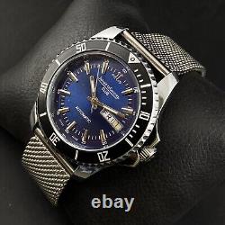 42mm Vintage Swiss Made Jaeger Automatic Day Date Men's Wrist Watch JL07