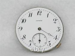 Antique 43mm Rowe Bros, Chicago 21 Jewel Swiss Lecoultre Bridge Movement & Dial