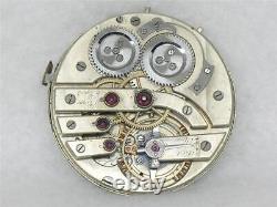 Antique 43mm Rowe Bros, Chicago 21 Jewel Swiss Lecoultre Bridge Movement & Dial