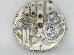 Antique 43mm Rowe Bros, Chicago 21 Jewel Swiss Lecoultre Bridge Movement & Dial