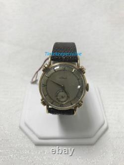 C617 Elegant Vintage LeCoultre Fancy Lugs Wrist Watch Mechanical 50s 14K Yellow