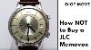 Idiot Move How Not To Buy A Vintage Jaeger Lecoultre Memovox