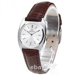 JAEGER-LECOULTRE K18WG Vintage cal. P838 Silver Dial Hand Winding Boy's 762599