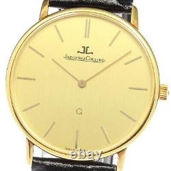 JAEGER-LECOULTRE K18YG Vintage Quartz Men's Watch From Japan G0802