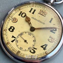 JAEGER LECOULTRE vintage pocket watch military 1943 manual mechanical works