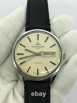 JAEGER LECOULTURE CLUB AUTOMATIC DAY DATE MENS 36.5mm SWISS MADE VINTAGE