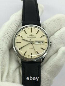 JAEGER LECOULTURE CLUB AUTOMATIC DAY DATE MENS 36.5mm SWISS MADE VINTAGE