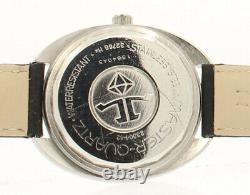 JAEGER LE COULTRE Vintage Master Quartz Stainless Steel 38mm Men's Watch