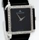 Jaeger-lecoultre 18 White Gold Vintage Onyx Diamonds Ladies Watch 6050 22