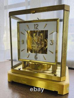 Jaeger LeCoultre Atmos Clock Gold Dial Vintage