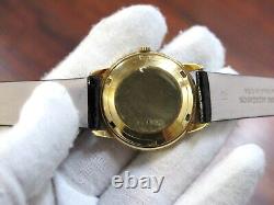 Jaeger LeCoultre Automatic Vintage 18K Yellow Gold E386 Mens Wristwatch1970-1979