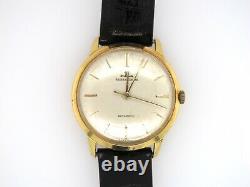 Jaeger LeCoultre Automatic Vintage 18K Yellow Gold E386 Mens Wristwatch1970-1979