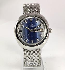 Jaeger-LeCoultre Club Blue Color Dial Day Date Function Automatic Movement Watch