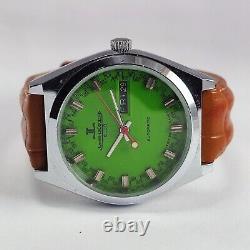 Jaeger-LeCoultre Club Parrot Green Color Dial Day Date Function Automatic Watch
