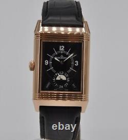 Jaeger-LeCoultre Grande Reverso DuoDate 18k Rose Gold 48mm Q3742421 Leather