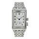 Jaeger Lecoultre Reverso Memory Stainless Steel Black 23x39mm Manual Wind Men's