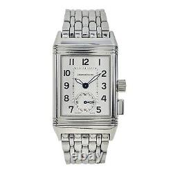 Jaeger LeCoultre Reverso Memory Stainless Steel Black 23x39mm Manual Wind Men's