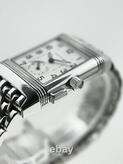 Jaeger LeCoultre Reverso Memory Stainless Steel Black 23x39mm Manual Wind Men's