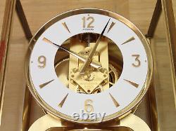Jaeger LeCoultre Vintage Atmos Swiss Clock 528-6 Late 1970's Estate Item Project