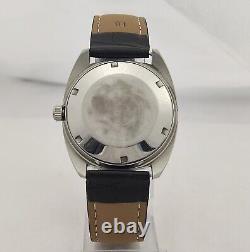 Jaeger Le Coultre Club Automatic Crystal Black Dial Day Date Men's Watch Vintage