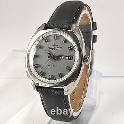 Jaeger Le Coultre Club Automatic Gray Dial Day Date Men's Wrist Watch AS 1916