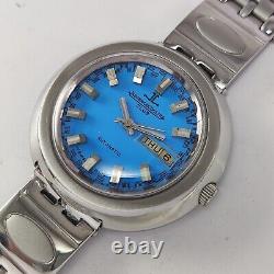 Jaeger Le Coultre Club Automatic Sky Blue Dial Day Date Refurbished AS 1916