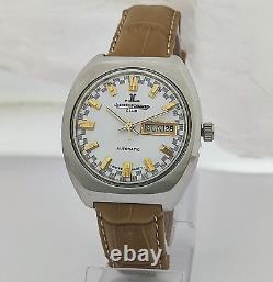 Jaeger Le Coultre Club Automatic White Dial Day Date Men Watch Refurbished