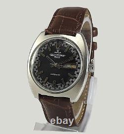 Jaeger Le Coultre Club Black Dial Automatic Day Date Watch Refurbished AS 1916