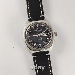 Jaeger Le Coultre Club Black Dial Day Date Refurbished Automatic Watch. AS 1916