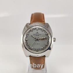 Jaeger Le Coultre Club Grey Dial Day Date Refurbished Automatic Watch