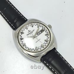 Jaeger Le Coultre Club Shiny White Dial Automatic Day Date Wrist Watch AS 1916