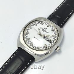 Jaeger Le Coultre Club Shiny White Dial Automatic Day Date Wrist Watch AS 1916