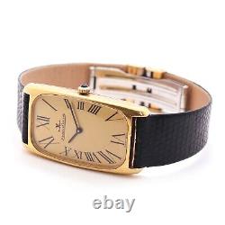 Jaeger-Lecoultre 9107.21 Rectangle Watch 18K YG 1970S