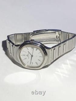 Jaeger Lecoultre Albatros Quartz Date White Dial Men's Watch Vintage