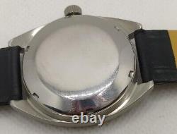 Jaeger Lecoultre Automatic Orange Dial D/D Men's Wrist Watch Excellent Condition